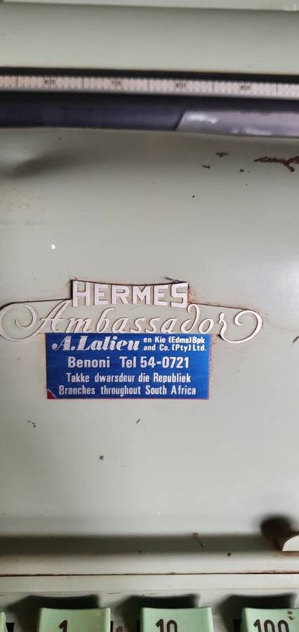 Hermes Ambassordor Typewriter