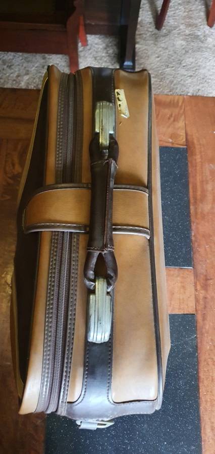 Vintage Bowling Balls in Suitcase