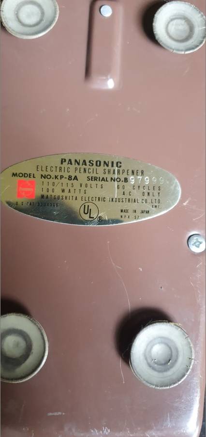 Vintage Panasonic Pencil Sharpener
