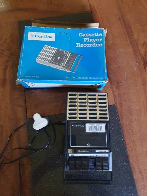 Vintage Cortina Cassette Recorder