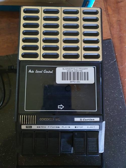 Vintage Cortina Cassette Recorder