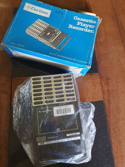 Vintage Cortina Cassette Recorder