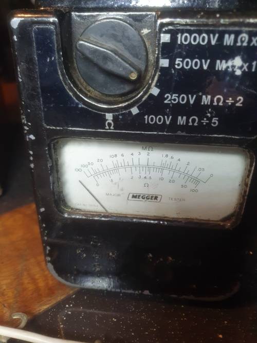 Vintage Megger  Major Tester