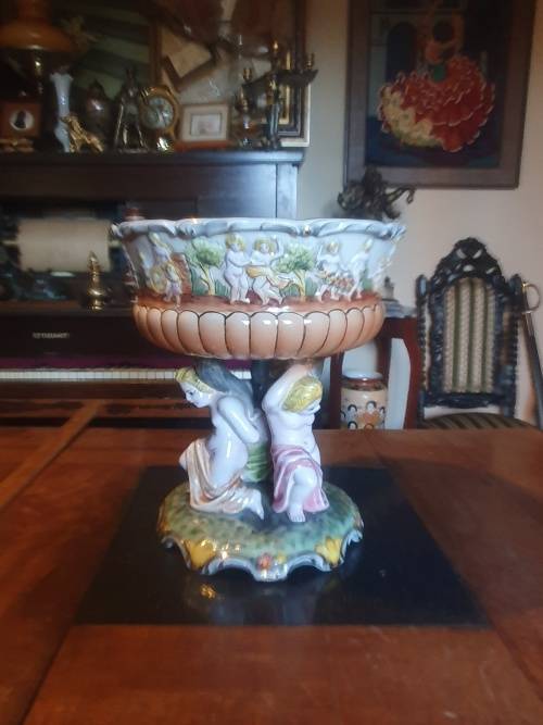 Stunning & Large ELPA Alcobaca Porcelain Compote