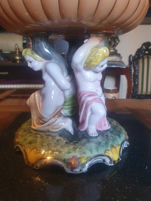 Stunning & Large ELPA Alcobaca Porcelain Compote