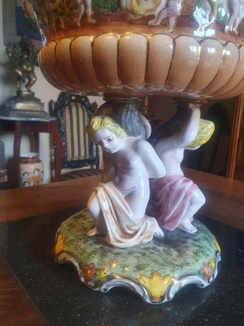 Stunning & Large ELPA Alcobaca Porcelain Compote