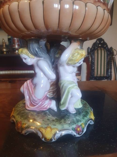 Stunning & Large ELPA Alcobaca Porcelain Compote