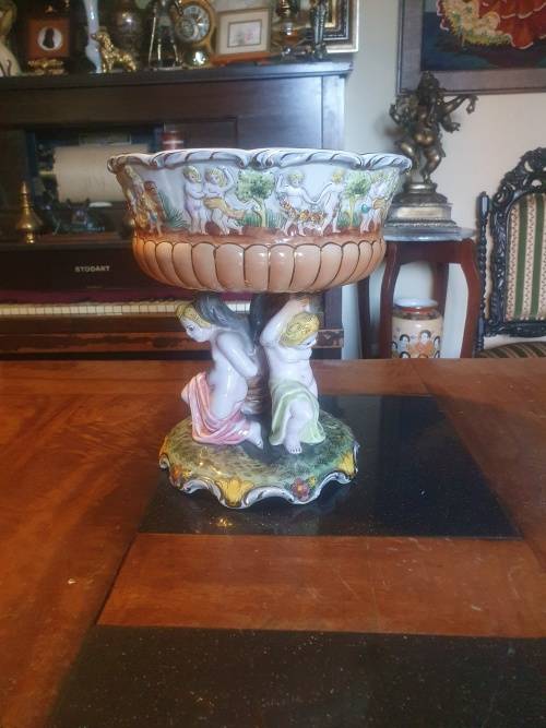 Stunning & Large ELPA Alcobaca Porcelain Compote