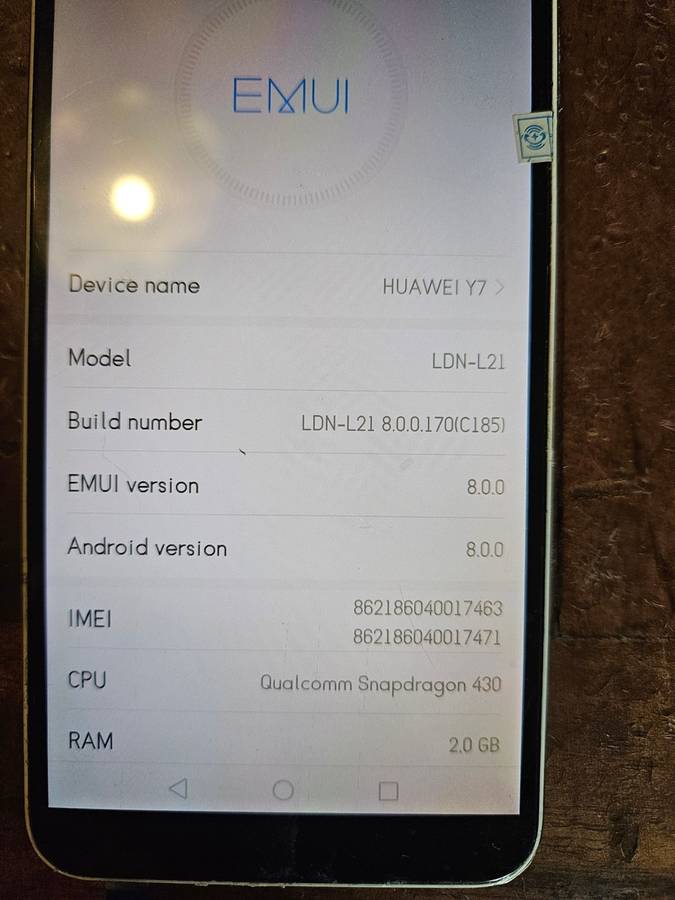 Huawei Y7 Cell Phone