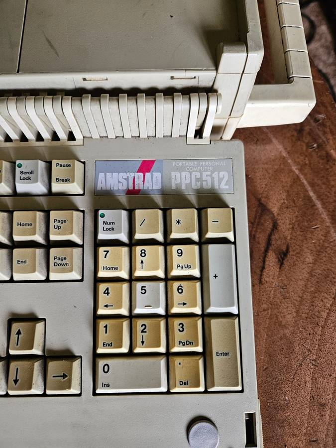 Vintage Amstrad Portable Personal Computer PPC 512