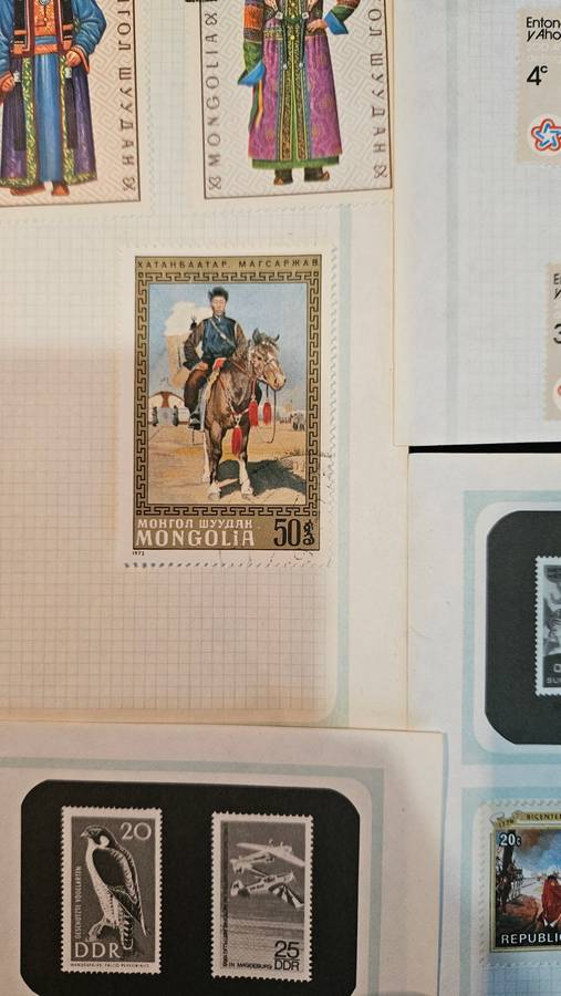 Mongolia. Nicaragua, Germany & Finland Stamps