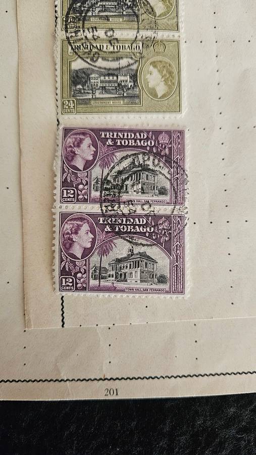 Victoria Tobago & 1 Transvaal Stamp