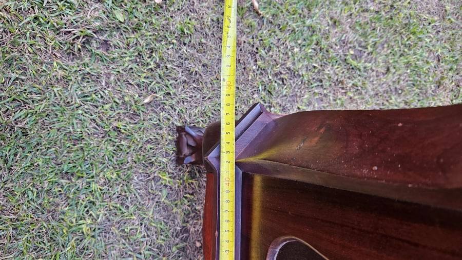 Vintage Imbuia Ball & Claw Tall Boy