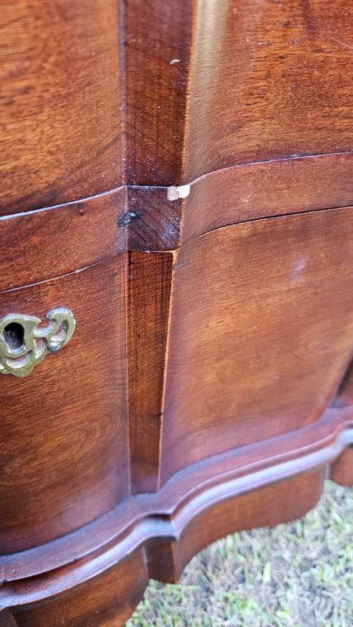 Vintage Imbuia Ball & Claw Tall Boy