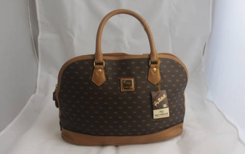 Luigi Mallavelli Milano Leather Handbag Mint Condition