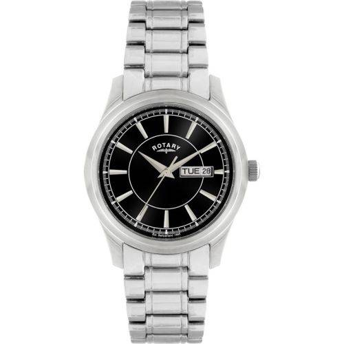 ROTARY *AUTHENTIC BRANDED MEN`S SWISS QUARTZ STAINLESS STEEL WATCH **ONLY 1 AVAILABLE