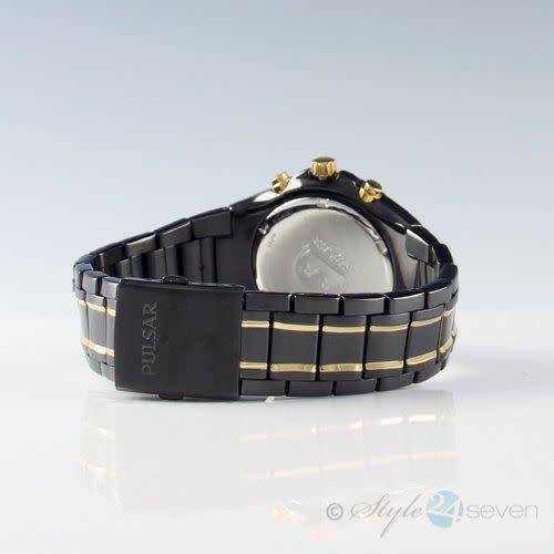 PULSAR **AUTHENTIC BRANDED 100m CHRONOGRAPH TWO-TONE WATCH