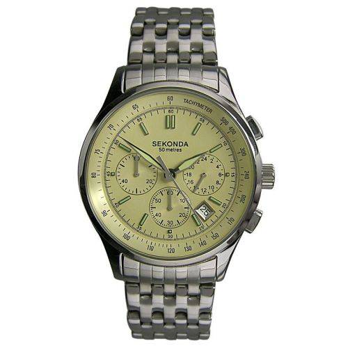 SEKONDA *AUTHENTIC BRANDED CHRONOGRAPH TACHYMETER WATCH **ONLY ONE AVAILABLE
