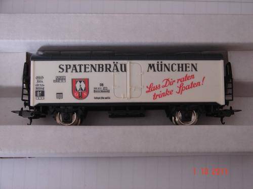 Lima HO - Beer wagon in mint condition - steel wheels