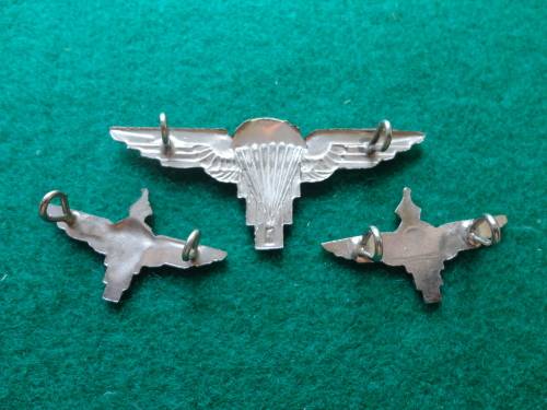 ZIMBABWE PARA SET OF CAP AND TWO COLLARS - ALL LUGS INTACT
