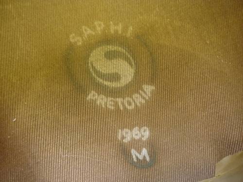 SAAF SENIOR OFFICERS CAP - COLONEL'S & BRIGADIERS - DATED 1969