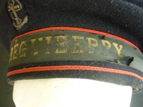 FRENCH WW1 MATELOT CAP-FOR THE DREADNOUGHT JAUREGUIBERRY - SAW ACTION AT GALIPOLI - VERY SCARCE -