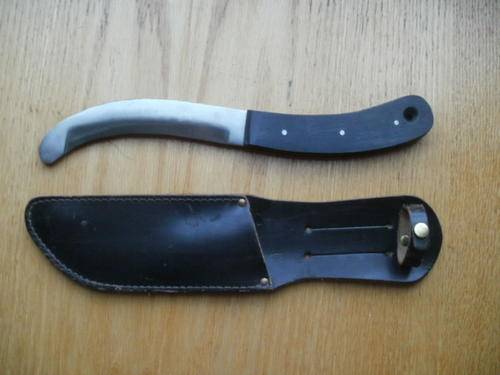 HOPKINSON FIREMAN'S RELEASE KNIFE - MARKED 'HOPKINSON RELEASE KNIFE'
