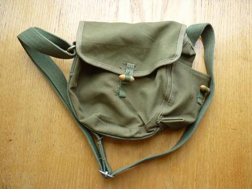 CHINESE WEBBING POUCH FOR DRUM TYPE MAGAZINE - GOOD CONDITION