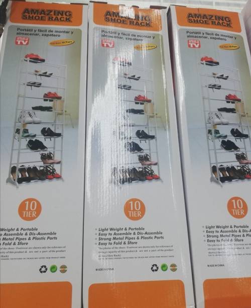 Amazing 10 tier shoe rack