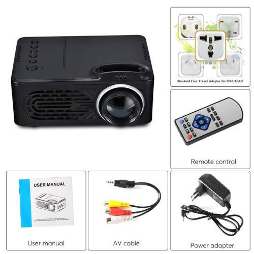 Mini LED Projector - 30 Lumen, 240p, Built-In Speaker, 3.5mm Audio Jack