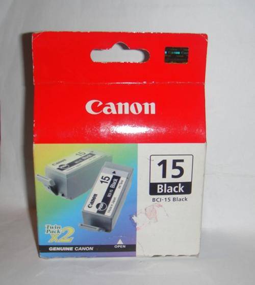 Canon BCI-15 Black Ink Cartridge (Twin Pack)
