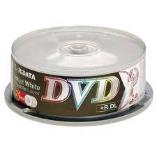 RIDATA DUAL LAYER DVD+R 8.5GB 25PACK