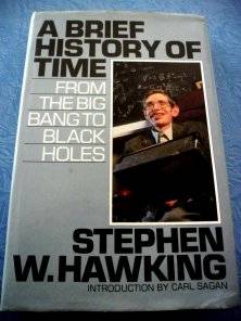 A Brief History of Time by STEPHEN HAWKING - Hardcover - Good Condition!