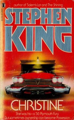 Christine by STEPHEN KING - NEL - 1980s Illustrated Cover - Rare Paperback Edition**