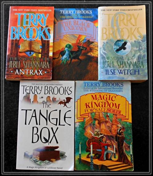TERRY BROOKS - Five Terry Brooks Paperbacks - All Five Books for ONLY R95-00 (BULK SALE)