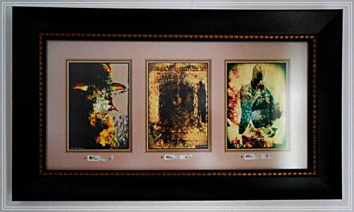 Triptych: Night Cherub, King Delusionus & Mr. Face Off - This is the only signed edition 280mmX480mm