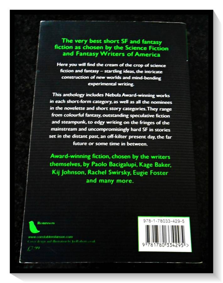 The Mammoth Book of Science Fiction - Nebula Awards - Ed. Kevin Anderson - ROBINSON - NEW*