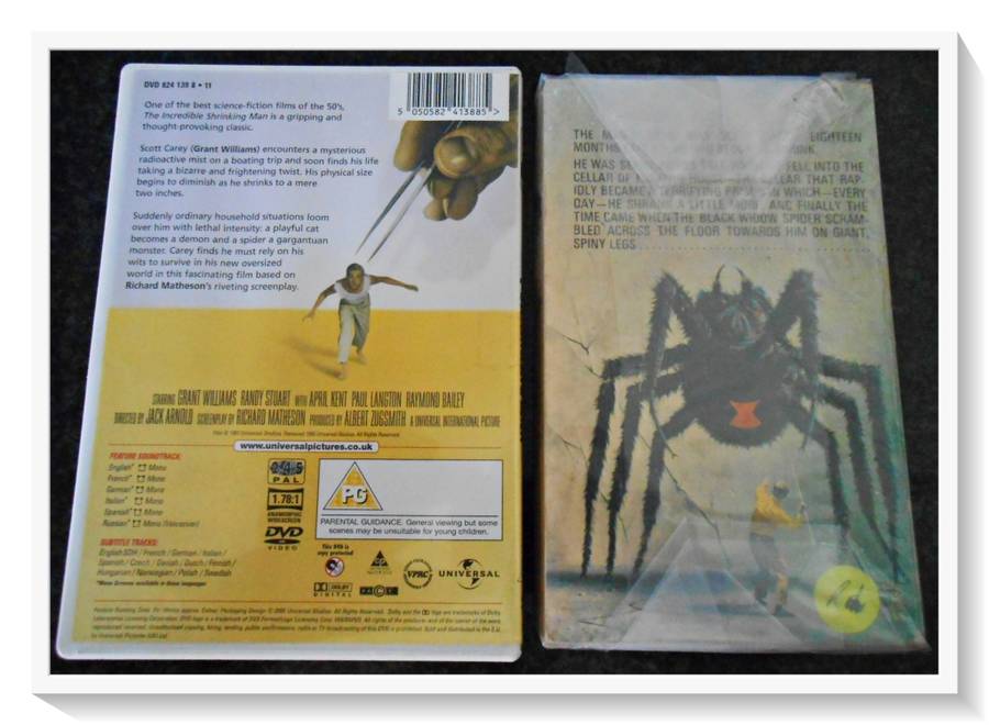 Richard Matheson: The Shrinking Man + Classical THE SHRINKING MAN DVD - DUO DEALS*