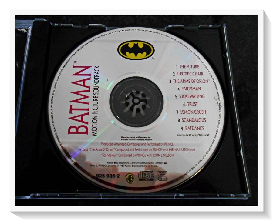 BATMAN - Soundtrack - 1989 - Jack Nicholson - Prince - Booklet & Disc Good - See images*