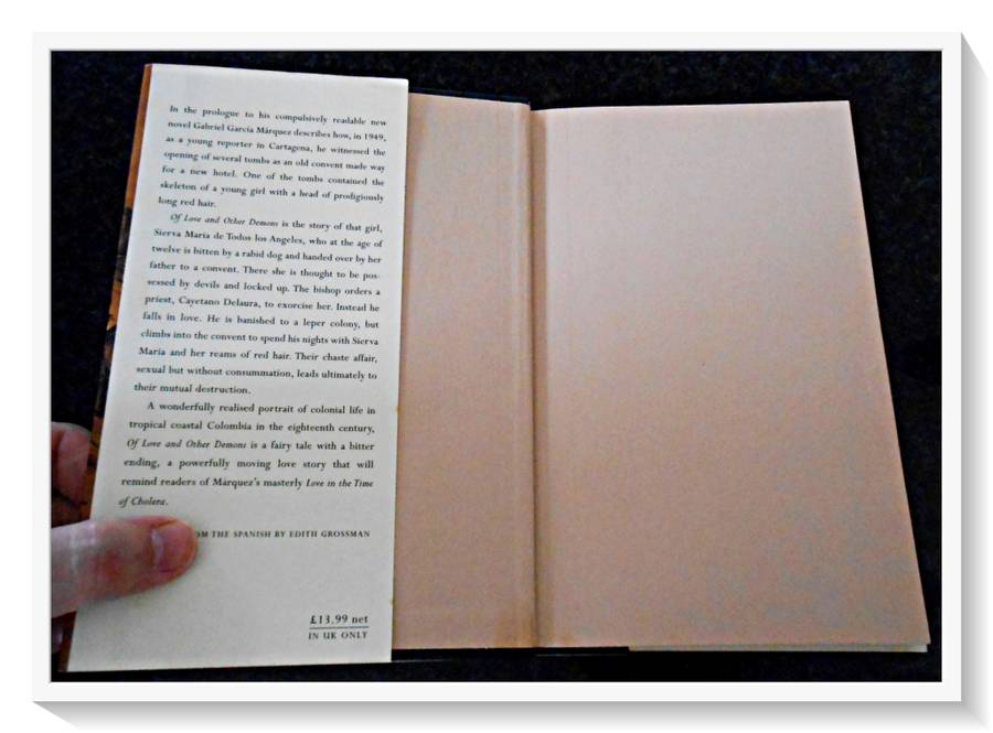 Gabriel Garcia Marquez: Of Love & Other Demons - First UK Edition - Jonathan Cape Pub. B+ Condition*