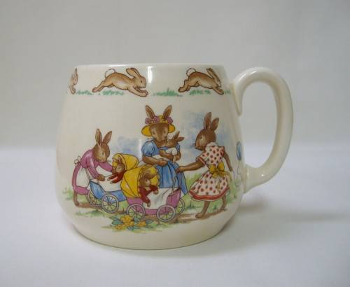 VINTAGE ROYAL DOULTON NURSERY WARE 'BUNNYKINS' MUG c1968-1975