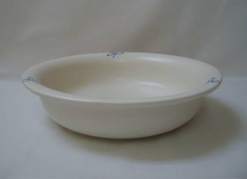 VINTAGE CRESCENT POTTERIES ORNAMENTAL 'DELFTWARE' SMALL WASHSTAND EWER & BASIN