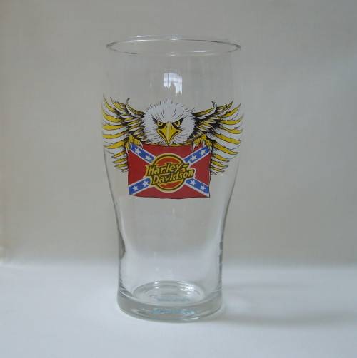 VINTAGE TANDY THE PUB SELECTION 'HARLEY-DAVIDSON' BEER SCHOONER