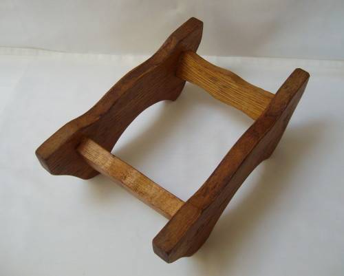 VINTAGE OAK WINE BARREL & STAND