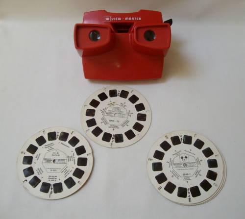 VINTAGE BELGIAN 3D VIEW-MASTER & SEVEN REELS c1980's