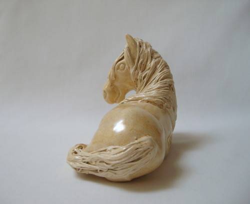 VINTAGE CHEVAL CERAMICS SHETLAND PONY FIGURINE