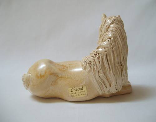 VINTAGE CHEVAL CERAMICS SHETLAND PONY FIGURINE