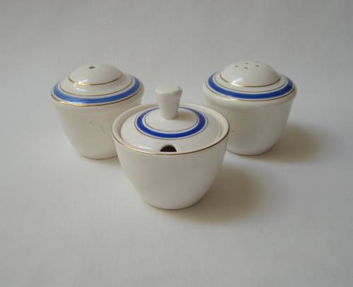 VINTAGE FOREIGN CERAMIC CRUET SET