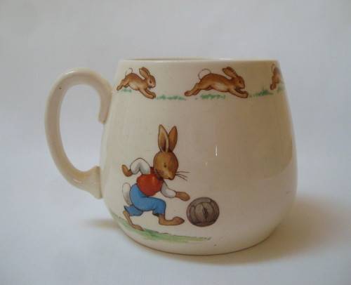 VINTAGE ROYAL DOULTON NURSERY WARE 'BUNNYKINS' MUG c1959-1975