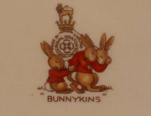 VINTAGE ROYAL DOULTON NURSERY WARE 'BUNNYKINS' MUG c1959-1975